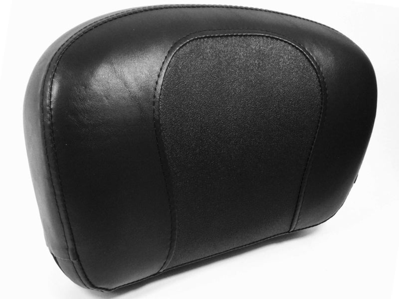 Eagle Skull FatBoy Style Stitch Low Bucket Rear Passenger Backrest Pad for Harley Davidson Softail Fat Boy Heritage Dyna Street Bob Sportster Iron Sissy Bar Pads Back Rest Sissybar Medallion Upright REF 52347-97 - Image 1